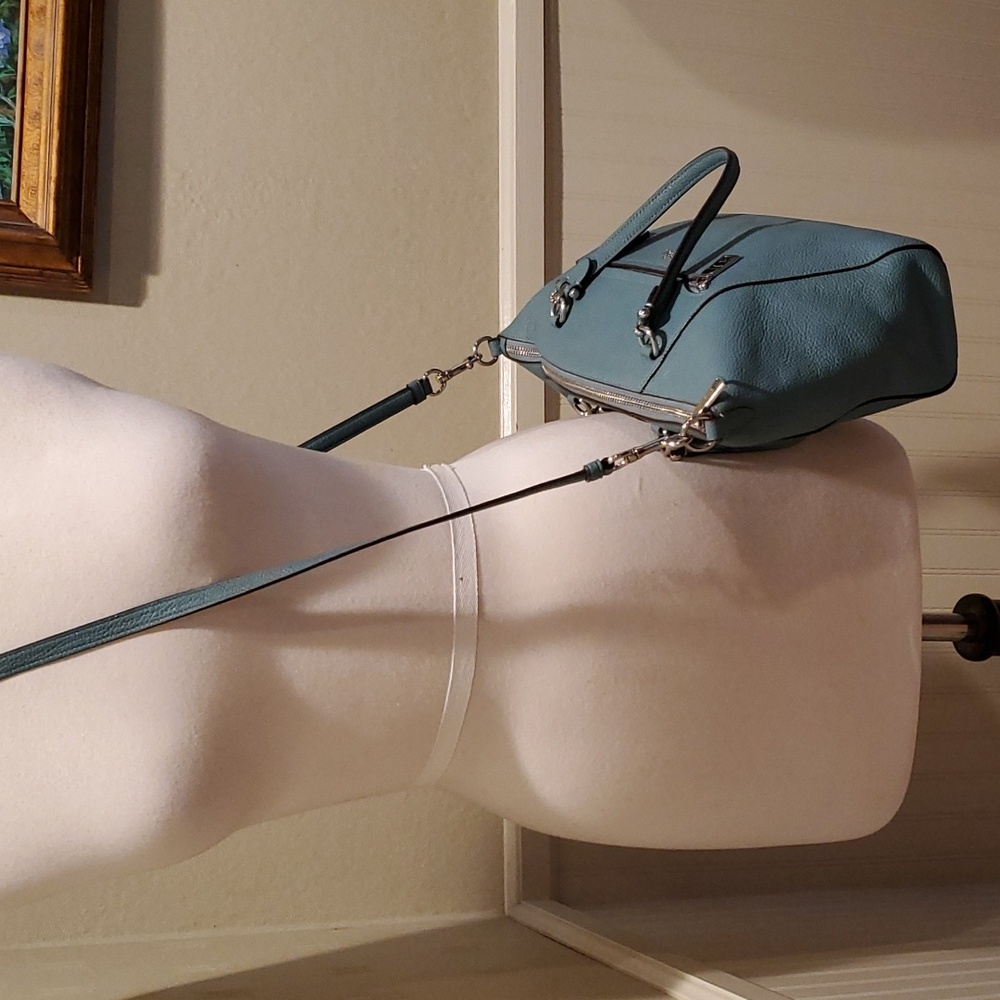 Coach Robin's egg blue Prairie handbag - Picture 3 of 14